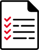 AGM Reports Icon of paper with checkmarks