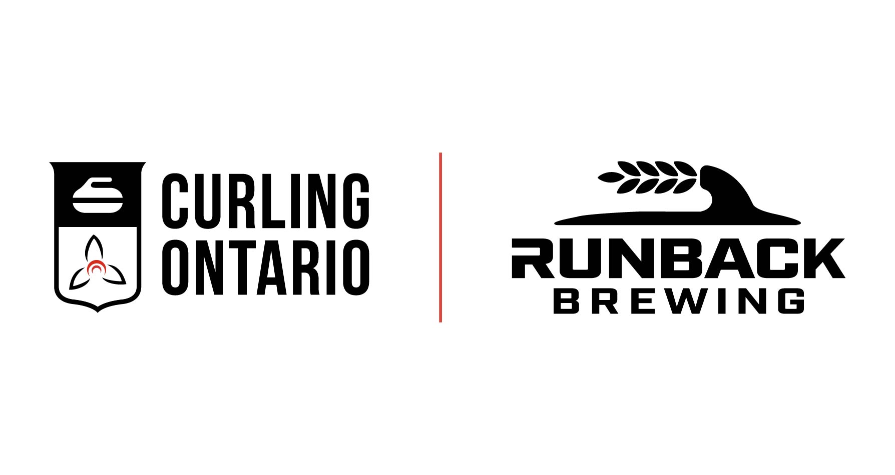 Curling Ontario and Runback Brewing Logos