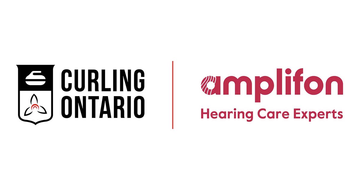 Curling Ontario and Amplifon Hearing Care Experts Logos