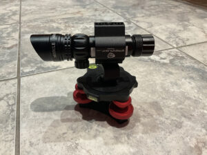 Laser to measure a curling rock