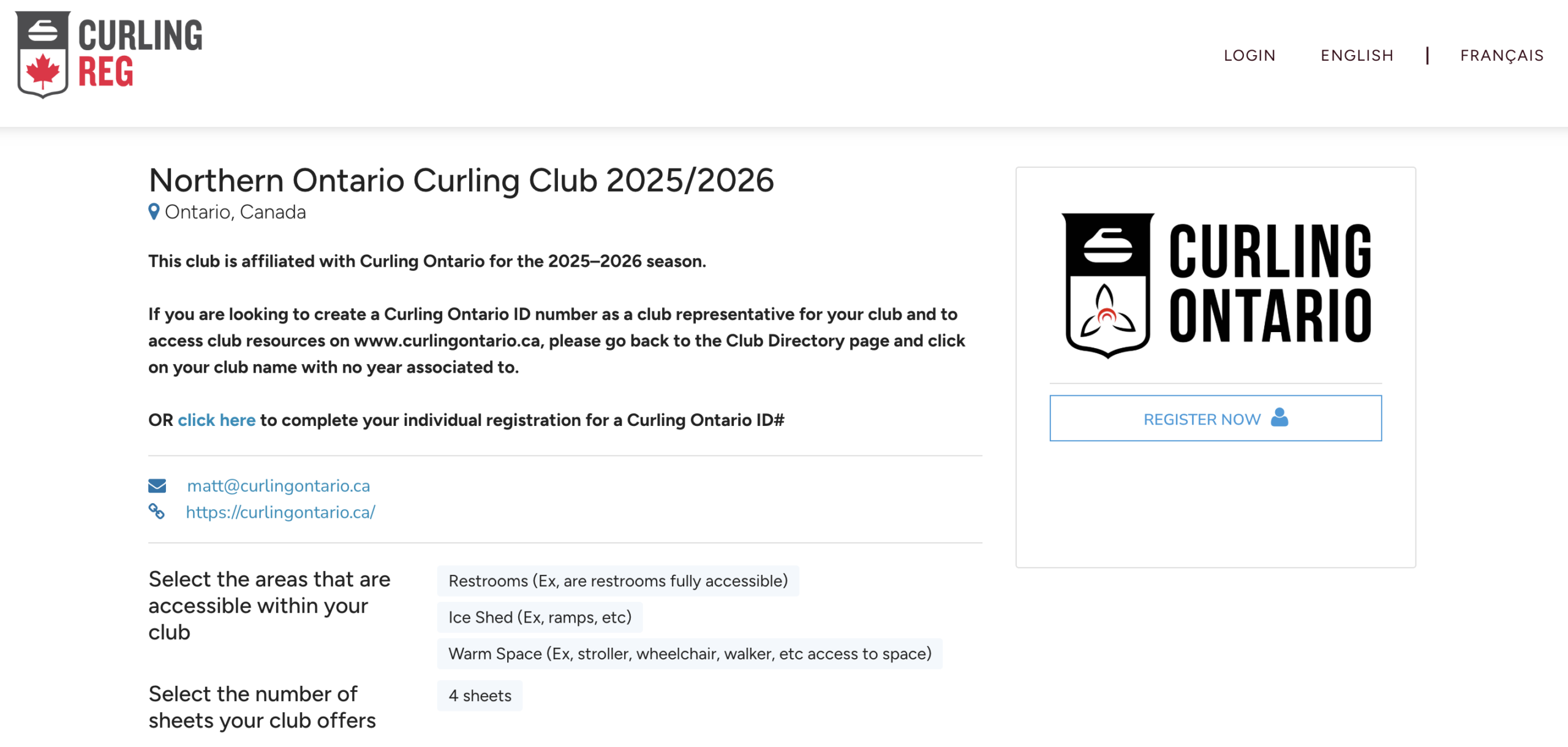 curling reg registration page